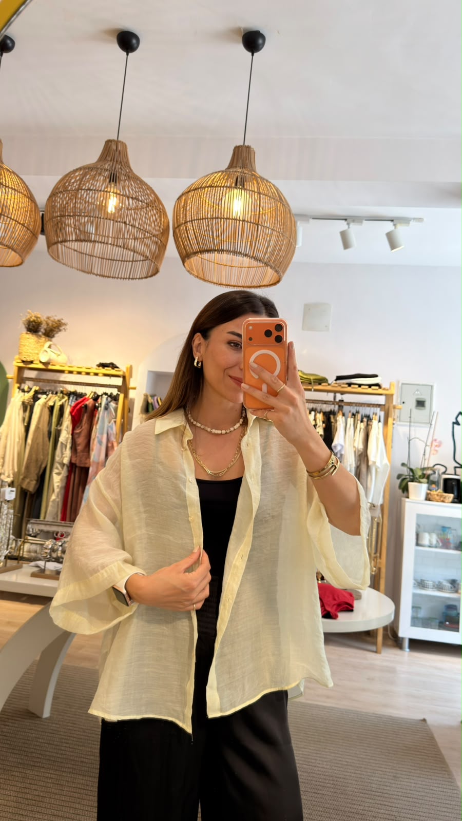 Kısa Kol Tensel Gömlek