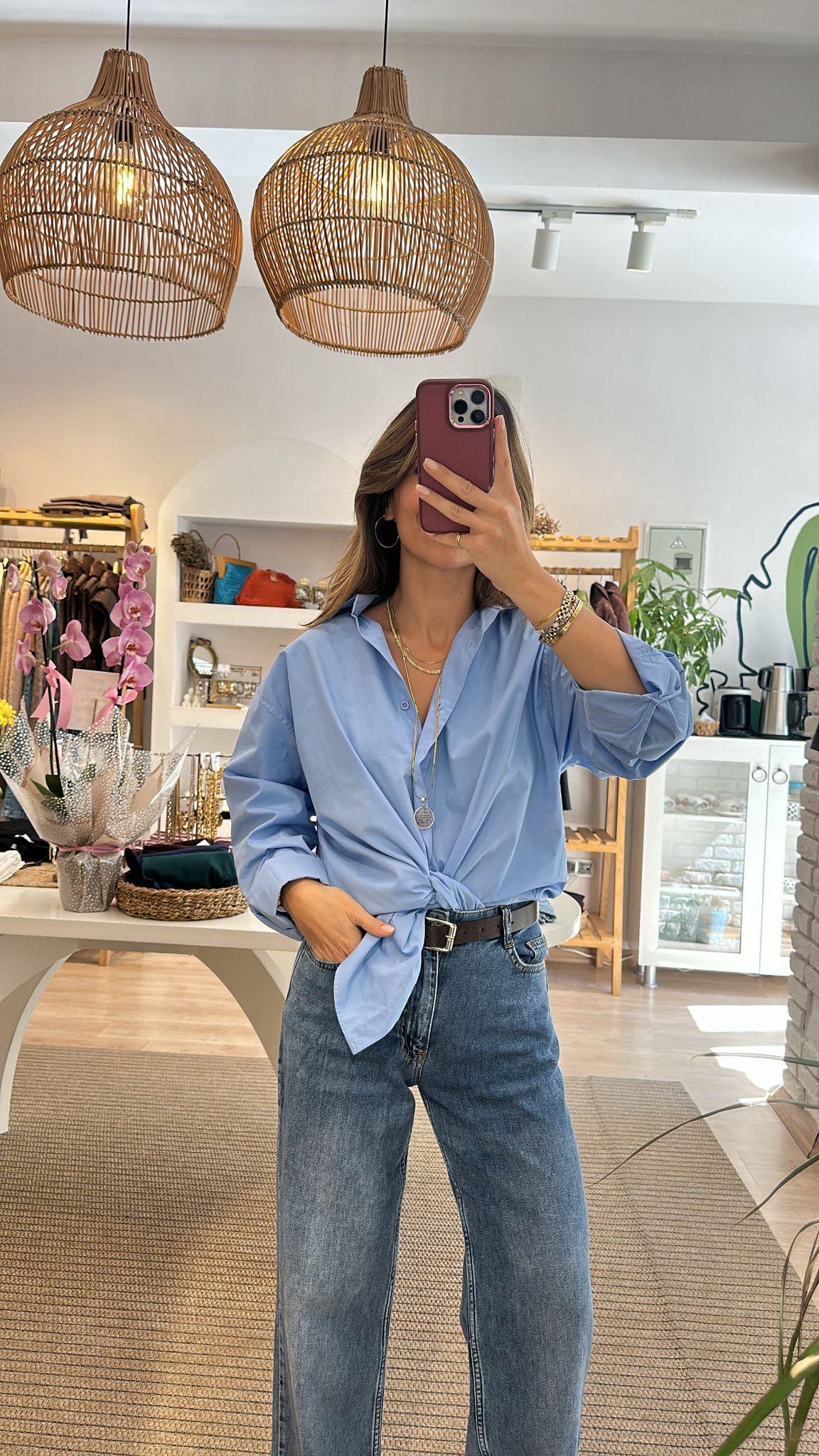 Oversize Poplin Gömlek